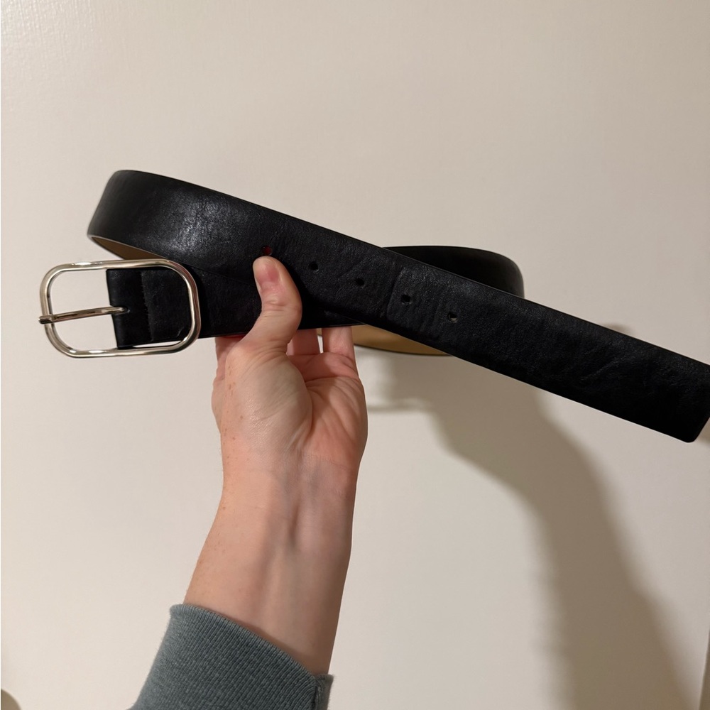 Ann Taylor Brown Synthetic Leather Belt